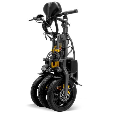 Quick Folding Electric Road Scooter Double Batteries