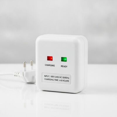 Chargeur de batterie standard avec indicateur d'état de charge LED, temps de charge de 4 à 6 heures et entrée CA de 180 à 240 V
