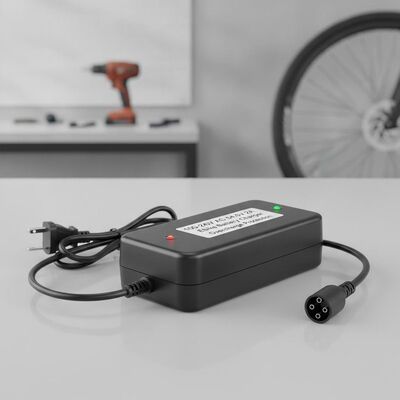 Chargeur de batterie de vélo électrique 100-240V AC 54.6V 2A avec protection contre la surcharge pour la recharge de vélo électrique